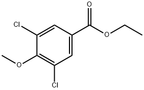 3,5-DICHLORO-4-METHOXYBENZOIC ACID ETHYL ESTER Structural