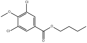 N-BUTYL-3,5-DICHLORO-4-METHOXYENZOATE Structural