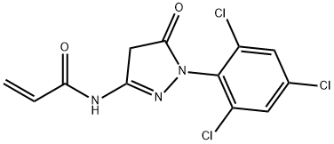 1-(2,4,6-Trichlorophenyl)-3-propeneamido-5-pyrazolone Structural