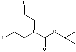 N-Boc-N,N-bis(2-bromoethyl)amine Structural