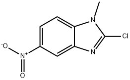 2-CHLORO-1-METHYL-5-NITRO-1H-BENZO[D]IMIDAZOLE Structural