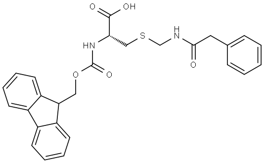 Fmoc-L-Cys(phacm)-OH Structural