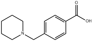 4-PIPERIDIN-1-YLMETHYL-BENZOIC ACID Structural