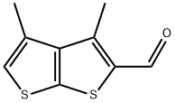 3,4-DIMETHYLTHIENO[2,3-B]THIOPHENE-2-CARBALDEHYDE Structural