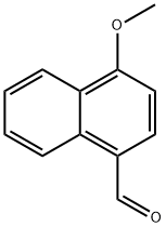 4-Methoxy-1-naphthaldehyde Structural