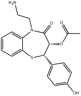 N,N,O-Tridesmethyl Diltiazem Structural