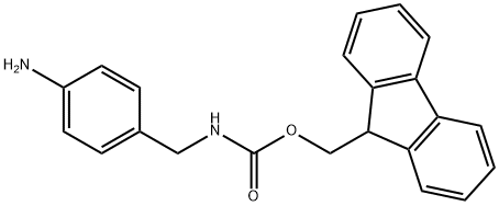 4-(N-FMOC-AMINOMETHYL)ANILINE Structural