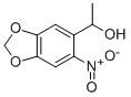 1-(4,5-METHYLENEDIOXY-2-NITROPHENOL)ETHAN-2-OL Structural