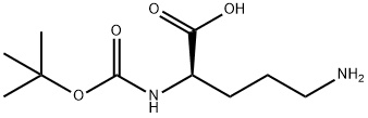 BOC-D-ORN-OH Structural