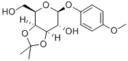 4-METHOXYPHENYL 3,4-O-ISOPROPYLIDENE-BETA-D-GALACTOPYRANOSIDE Structural