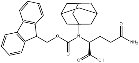 FMOC-GLN(1-ADAMANTYL)-OH Structural