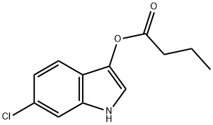 6-CHLORO-3-INDOXYL BUTYRATE Structural