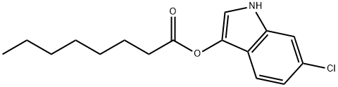 6-CHLORO-3-INDOXYL CAPRYLATE Structural