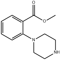 2-PIPERAZIN-1-YL-BENZOIC ACID METHYL ESTER Structural