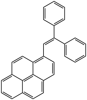 1-(2,2-DIPHENYLETHEN-1-YL)PYRENE Structural