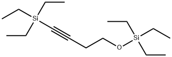 1-TRIETHYLSILYL-4-(TRIETHLYLSILYLOXY)-1-BUTYNE Structural