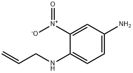 N-(4-Amino-2-nitrophenyl)allylamine, 2-Nitro-N1-(prop-2-en-1-yl)benzene-1,4-diamine Structural
