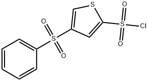 4-(BENZENESULFONYL)THIOPHENE-2-SULFONYL CHLORIDE Structural