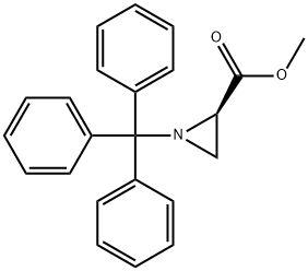 METHYL (R)-1-TRITYL-2-AZIRIDINECARBOXYLATE Structural