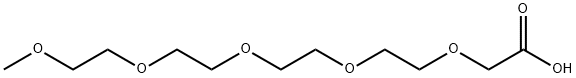 2,5,8,11,14-pentaoxahexadecan-16-oic acid  Structural