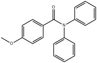 N,N-DIPHENYL-4-METHOXYBENZAMIDE Structural