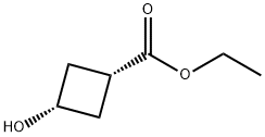 Cyclobutanecarboxylic acid, 3-hydroxy-, ethyl ester, cis- (9CI) Structural