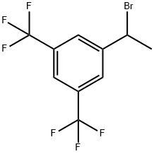 1-(1-broMoethyl)-3,5-bis-trifluoroMethyl-benzene Structural Picture