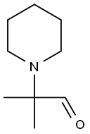 2-METHYL-2-PIPERIDINOPROPANAL Structural