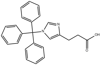 3-(N-1-TRITYL-IMIDAZOL-4-YL)PROPIONIC ACID Structural