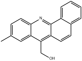 7-HYDROXYMETHYL-9-METHYLBENZ[C]ACRIDINE Structural