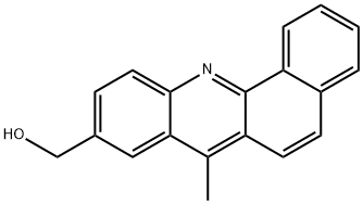 9-HYDROXYMETHYL-7-METHYLBENZ[C]ACRIDINE Structural