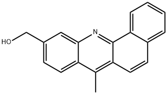 10-HYDROXYMETHYL-7-METHYLBENZ[C]ACRIDINE Structural