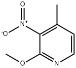 2-METHOXY-3-NITRO-4-PICOLINE Structural