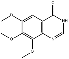 6,7,8-Trimethoxyquinazolin-4(3H)-one Structural