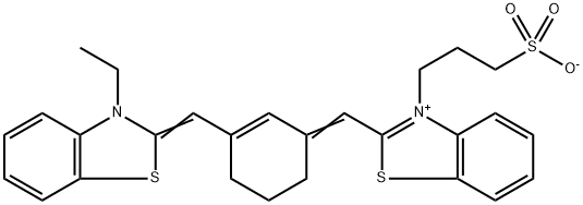 3-(2-[(3-([3-ETHYL-1,3-BENZOTHIAZOL-2(3H)-YLIDENE]METHYL)-2-CYCLOHEXEN-1-YLIDENE)METHYL]-1,3-BENZOTHIAZOL-3-IUM-3-YL)-1-PROPANESULFONATE