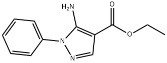 5-AMINO-4-CARBETHOXY-1-PHENYLPYRAZOLE Structural