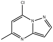 7-CHLORO-5-METHYLPYRAZOLO[1,5-A]PYRIMIDINE Structural