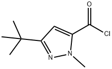 3-(TERT-BUTYL)-1-METHYL-1H-PYRAZOLE-5-CARBONYL CHLORIDE