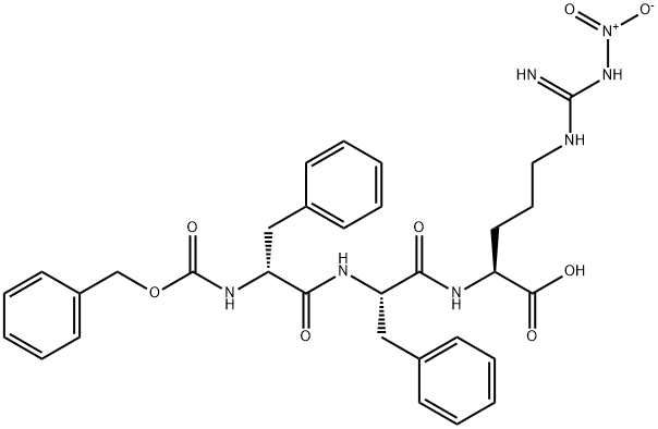 Z-D-PHE-PHE-ARG(NO2)-OH Structural