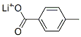 lithium p-toluate Structural