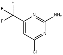 2-AMINO-4-CHLORO-6-TRIFLUOROMETHYL-PYRIMIDINE Structural