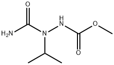 Hydrazinecarboxylic  acid,  2-(aminocarbonyl)-2-(1-methylethyl)-,  methyl  ester Structural