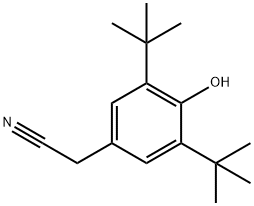 3,5-DI-TERT-BUTYL-4-HYDROXYPHENYLACETONITRILE Structural