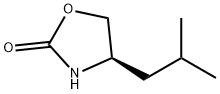 (4R)-4-Isobutyl-2-oxazolidinone Structural