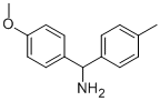 (4-methoxyphenyl)(4-methylphenyl)methylamine Structural