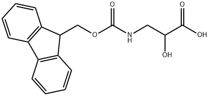 FMOC-DL-ISOSER-OH Structural