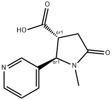 rac trans-4-Cotininecarboxylic Acid Structural