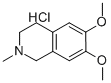 2-METHYL-6,7-DIMETHOXY-1,2,3,4-TETRAHYDROISOQUINOLINE HYDROCHLORIDE Structural