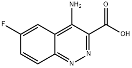 3-Cinnolinecarboxylic acid, 4-amino-6-fluoro-, hydrate