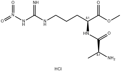 H-ALA-ARG(NO2)-OME HCL Structural